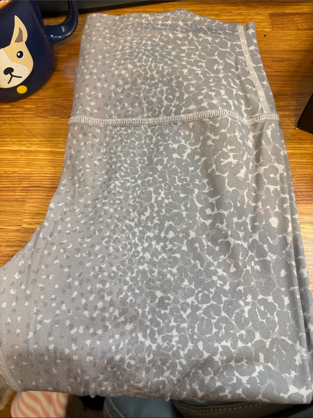 lululemon athletica Gray Patterned Leggings